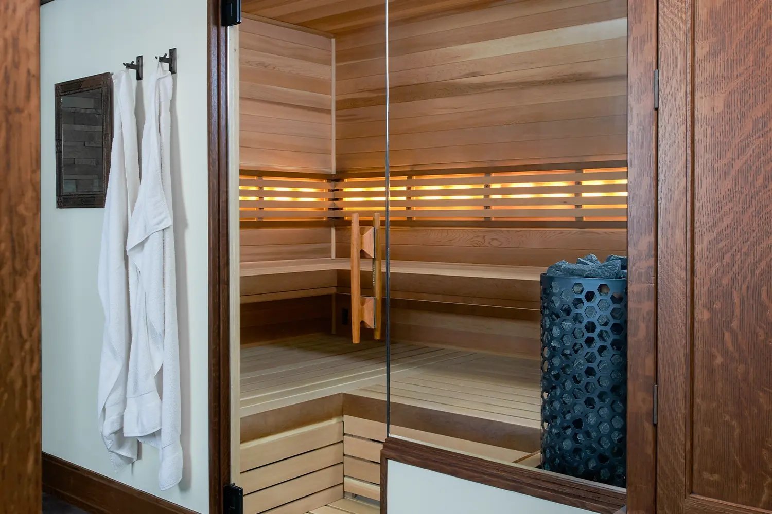 Custom Built Traditional Indoor Saunas By Finnleo Custom Built Traditional Indoor Saunas By Finnleo